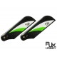RJX Vector Green and White 80mm Tail CF Blades